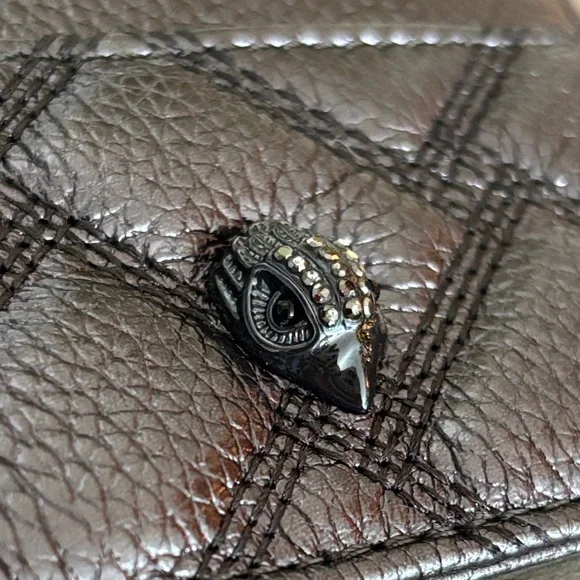 Kurt Geiger metallic card holder wallet - Picture 3 of 7